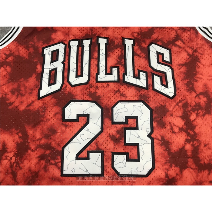 Camiseta Chicago Bulls Michael Jordan #23 Galaxy Rojo